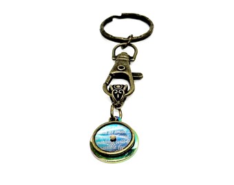 Antique Bronze Mustard Seed Scripture Charm Key Chain, Mustard Seed Gift, Believer, Mustard Seed Faith Gifts, Scripture Gifts, Christian