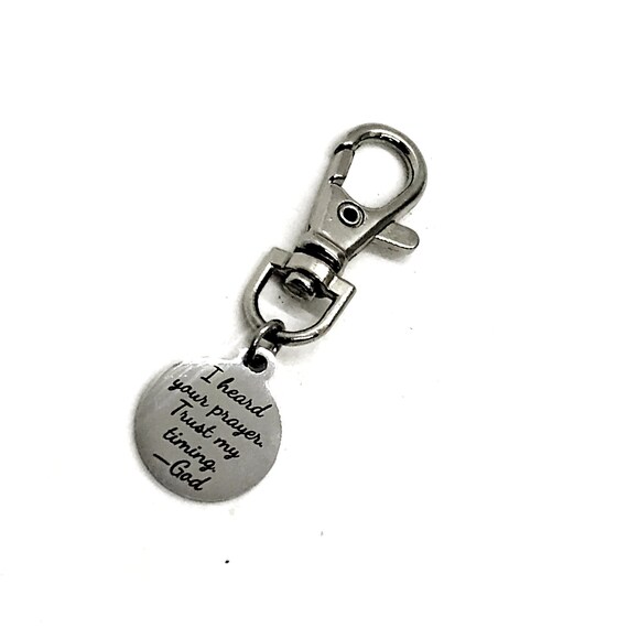 Trust God's Timing {Keychain} Trust God's Timing {Keychain}