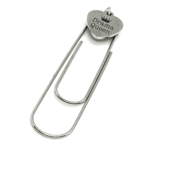 Drama Queen Charm Bookmark, Funny Gifts, Fun Gift, Daughter, Wife, Acting Gifts, Actor, Actress, Gift For Her, Gift For Him, Planner Marker