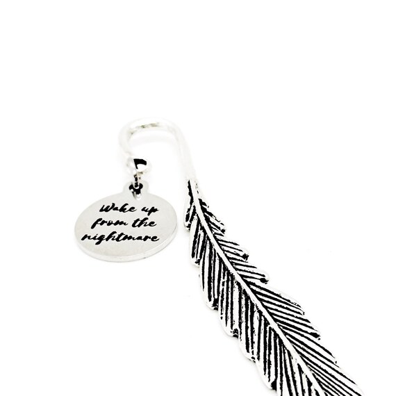 Wake Up From The Nightmare Charm Bookmark, Recovery Gift, Divorce, Starting Over, New Beginning, Fresh Start, New Life, Friend Gift