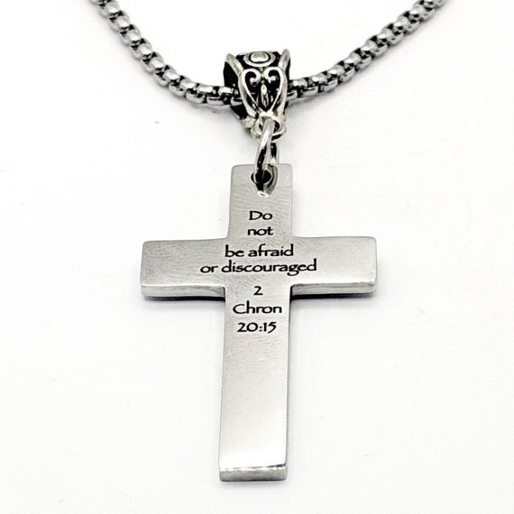 Do Not Be Afraid Cross Necklace