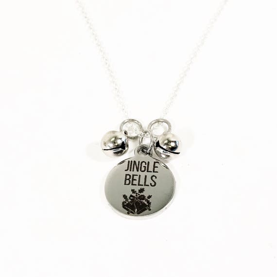 Jingle Bells Necklace, Christmas Jingle Bells, Jingle Bells Jewelry, Christmas Jewelry, Christmas Necklace Gift, Christmas Outfit Necklace