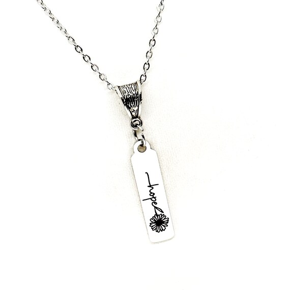 Hope Necklace, Encouragement Gift, Motivational Gift, Encouraging Her, Motivating Her, Daughter Gift, Wife Gift, Graduation Gift, College