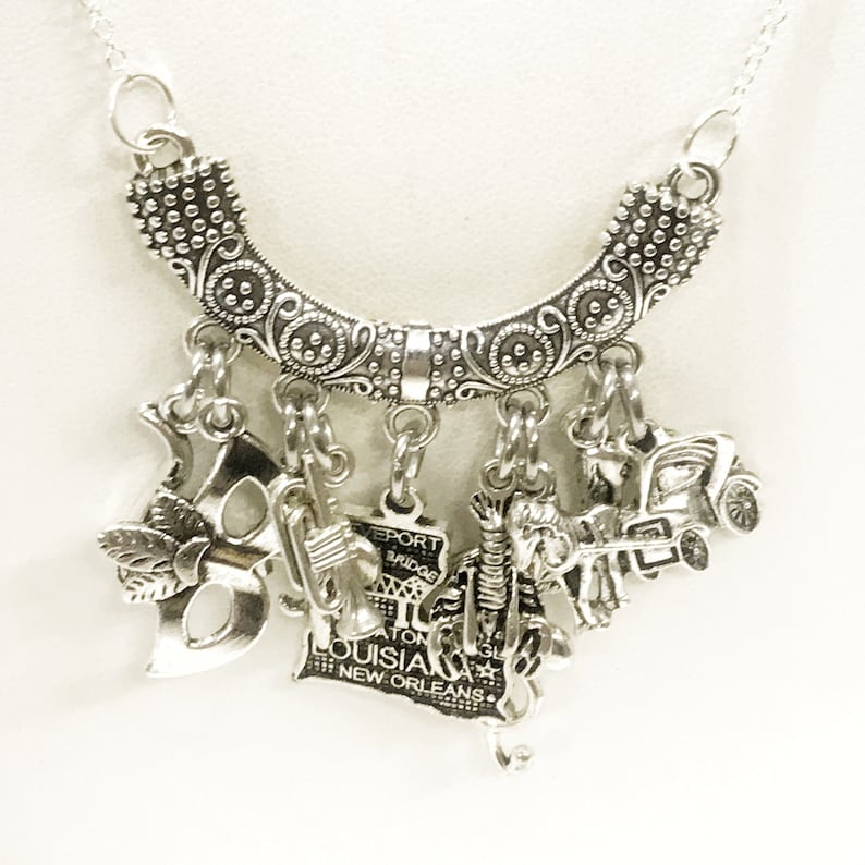 New Orleans Necklace New Orleans Jewelry New Orleans Gift Etsy