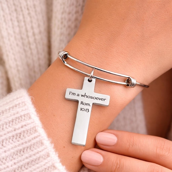 I'm A Whosoever Rom 1013 Cross Bracelet