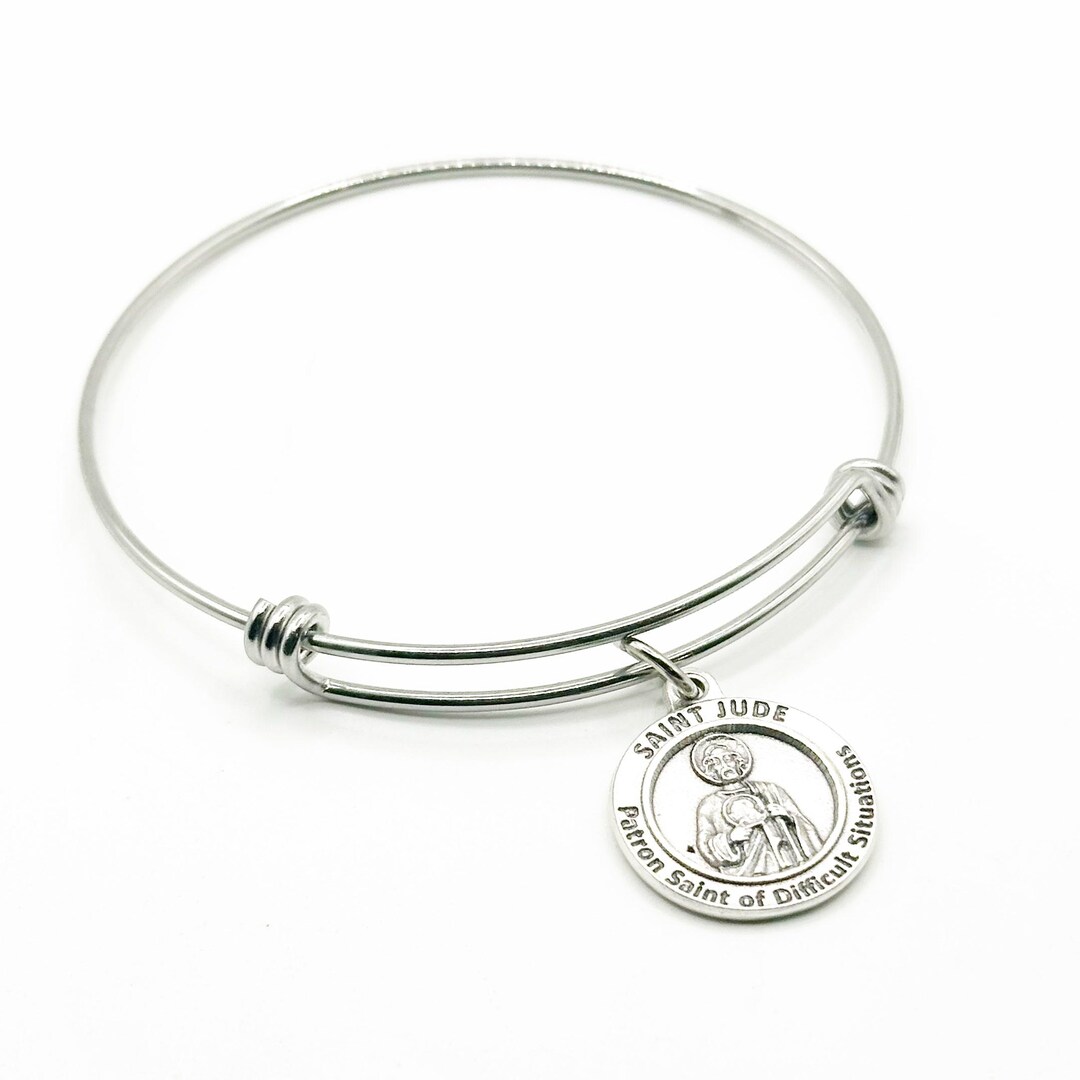 Saint Jude Patron Saint of Difficult Situations Bracelet Catholic Faith ...