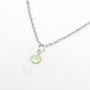 Collar de piedra de nacimiento, regalo para ella, regalo de cumpleaños, regalo de hija, regalo de nieta, joyería de piedra de nacimiento, joyería del mes de nacimiento
