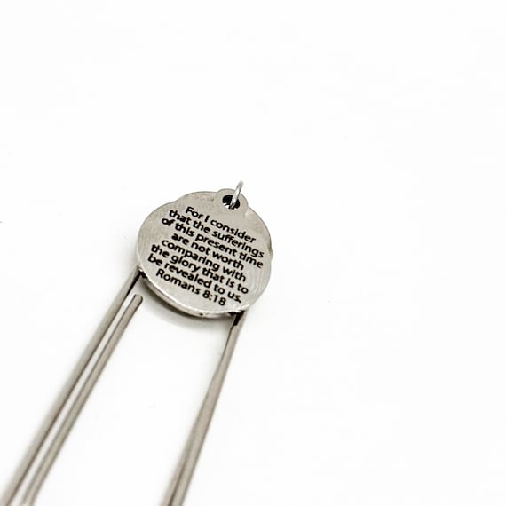 Romans 8 18 Charm Bookmark, Glory To Be Revealed, Sufferings Of Today, Bible Bookmark, Planner Bookmark, Looking Forward, Christian Sympathy
