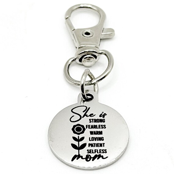 She Is Mom Clip On Charm Gift