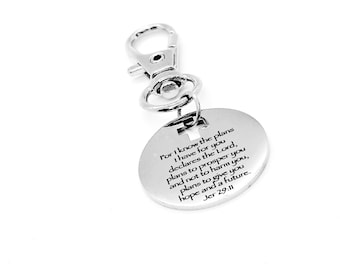 Dije "Sé los planes que tengo para ti", Jeremías 29:11, cita bíblica, planes de Dios para ti, planes para prosperar, regalo cristiano