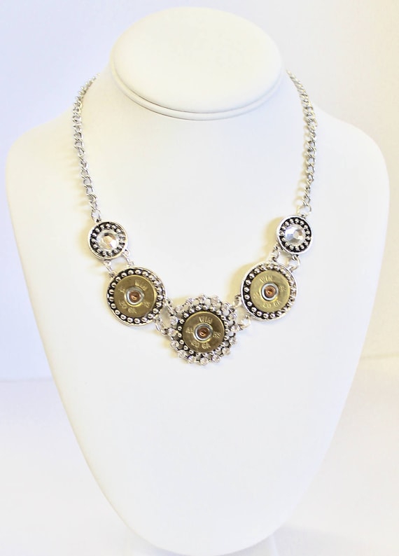 Shotgun Shell Jewelry, 20 Gauge Shotgun Shell Necklace, Jewelry Gift for Wife, Gift For Her, Girlfriend Gift, Southwestern Jewelry