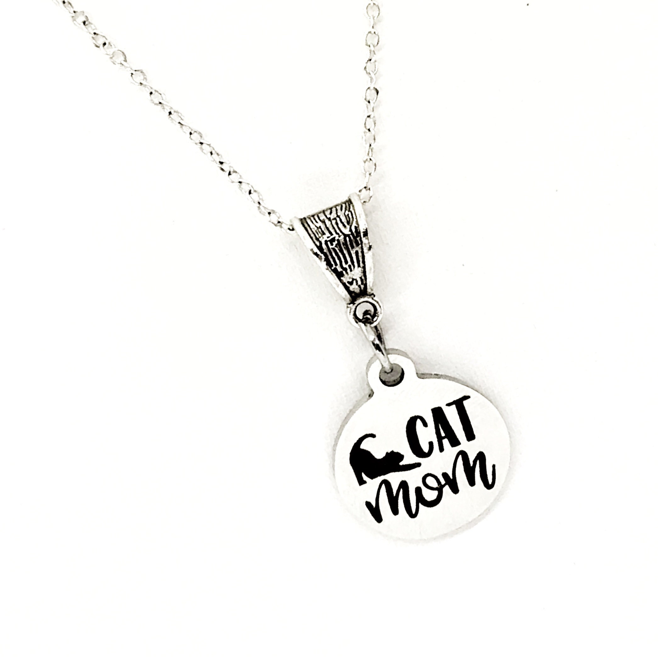 Cat mom necklace best sale