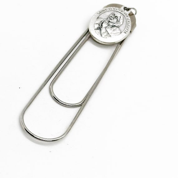 Patron Saint Gifts, Saint Teresa of Calcutta Charm Bookmark, Patron Saint Of World Youth Day, Missionaries of Charity, Catholic Saint