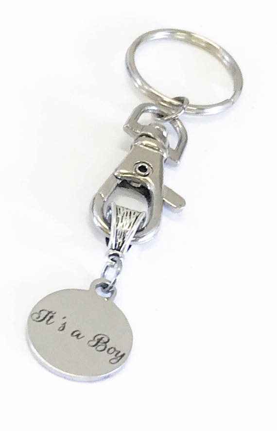 Pregnancy Announcement Gift, Birth Announcement, It's A Boy Keychain, Gender Reveal Gifts, Pregnancy Gifts, Gender Gifts, It's A Boy Gift