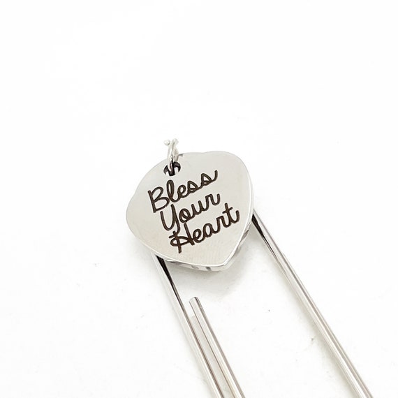 Love Gift, Bless Your Heart Bookmark, Souther Sayings, Comfort Gifts, Sympathy Gifts, Reader Gifts, Book Lover Gift, Planner Bookmark