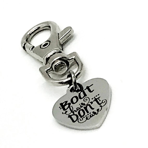 Boat Hair Don’t Care Purse Clip, Bag Clip, Boat Hair Don’t Care Keychain Clip, Summer Fun Gift, Girlfriend Gift, Beach Bag Clip Gift