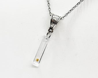 Mustard Seed Bar Pendant Necklace, Mustard Seed Charm Necklace, Mustard Seed Faith, Mustard Seed Necklace Gift For Her, Matthew 17 20, Faith