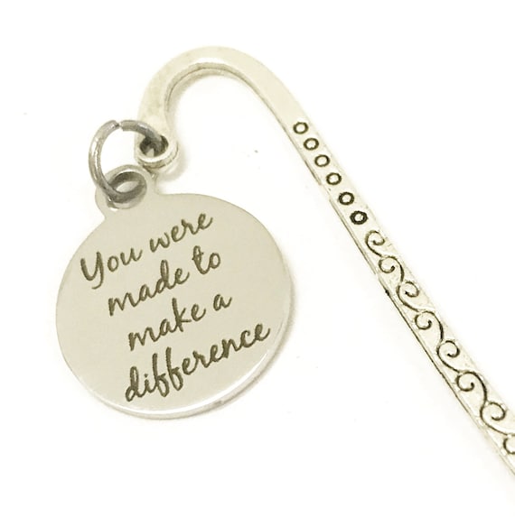 Planner Bookmarks, You Were Made To Make A Difference Bookmark, Planner Gifts, Reader Gifts, Planner Accessories, Bible Bookmark Gift
