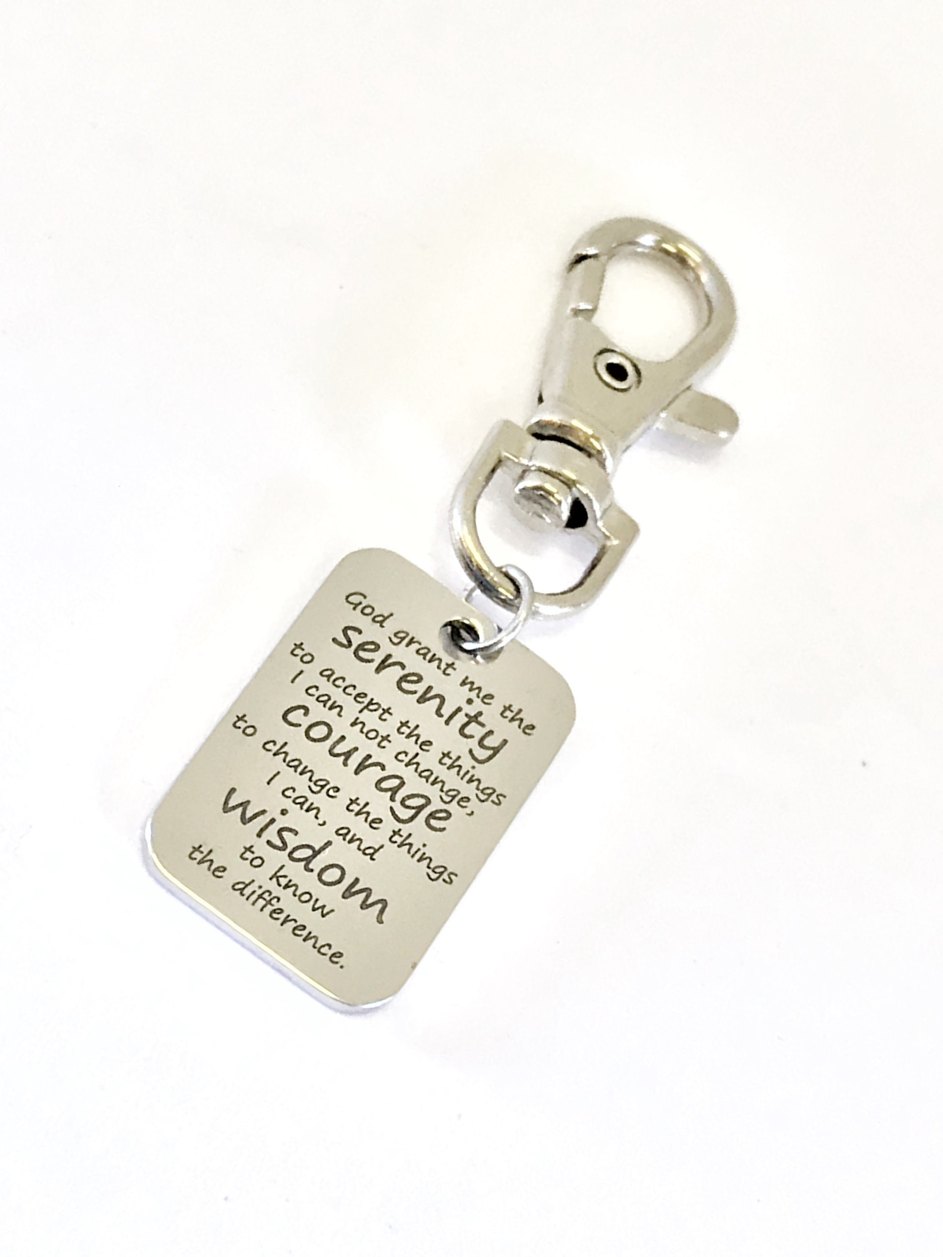 Collana Etichetta Cane Serenity Prayer Personalizza Acciaio Inox - Foto 10