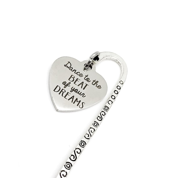 Motivation Gift, Dance To The Beat Of Your Dreams Bookmark, Encouragement Gift, Encouraging Quote Gift, Dream Big Quote, Entrepreneur Gift