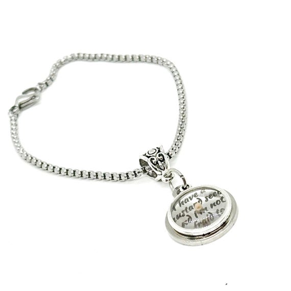 Mustard Seed Quote Charm Bracelet, I Have A Mustard Seed Faith Jewelry, Christian Gift, Matthew 17 20, Daughter, Wife, Granddaughter