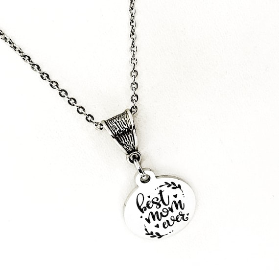 Mom Gift, Best Mom Ever Necklace, Gift For Mom, Mother’s Day Gift, Mom Birthday Gift, New Mom Gift, Gift For Her, Wife Gift