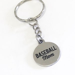Baseball Mom Geschenke, Baseball Mom Schlüsselbund, Baseball Mom Artikel, Team Mom Geschenk, Team Mom Schlüsselanhänger, Geschenk für Mom, Muttertagsgeschenk für sie