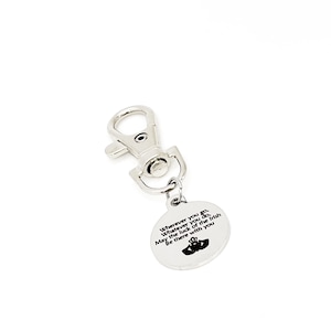Irish Blessing Charm, Luck Of The Irish, Keychain Charm, Clip On Charm, Bag Charm, Irish Blessing Quote, Moving Gift, Going Away Gift