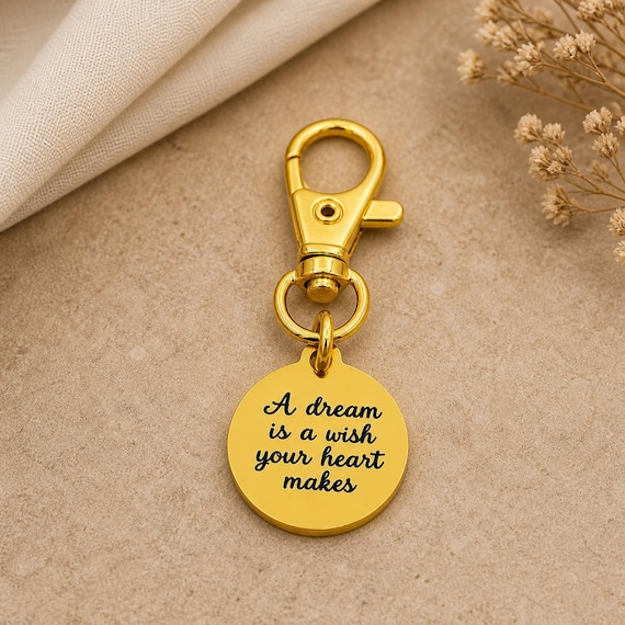 Dream Wish Gold Plated Clip On Charm