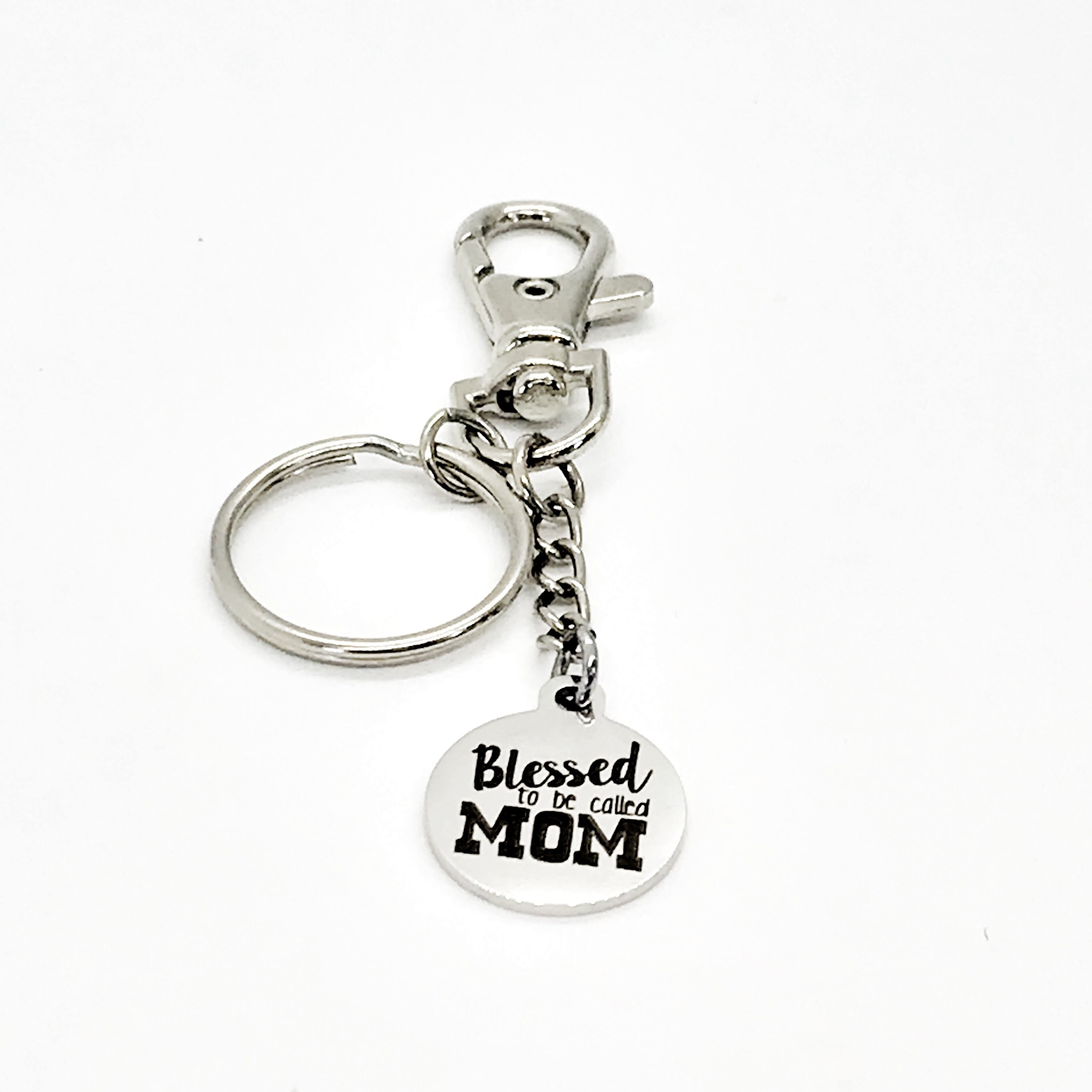 Download Mom Keychain, Blessed To Be Called Mom Keychain, Clip On Keychain, Gift For Mom, New Mom Gift ...