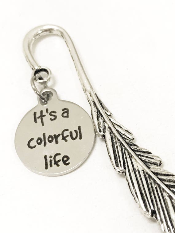 Planner Bookmark, It's A Colorful Life Bookmark, Planner Gifts, Planner Accessories, Love My Life Bookmark, Reader Gifts, Book Lover Gifts