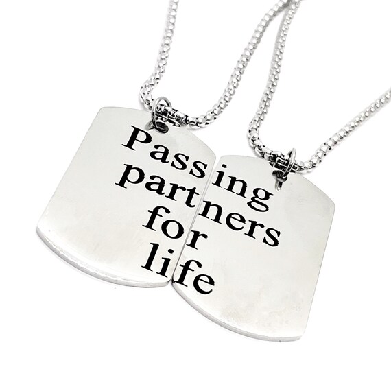 Passing Partners For Life Necklace Set, Soccer Player, Son Gift, Daughter Gift, Soccer Necklaces, Soccer Players Necklaces, Graduation Gifts