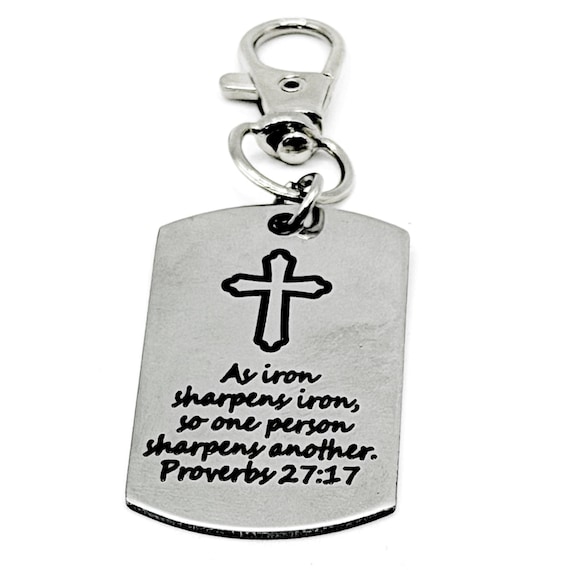 Iron Sharpens Iron Clip On Charm