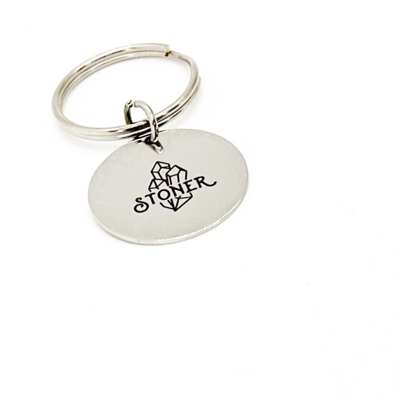 Jewelry Stoner Charm Keychain, Gemstone Lover, Jewelry Maker Gift, Jewelry Lover Gift, Wife Gift, Daughter Gift, Collector Gift