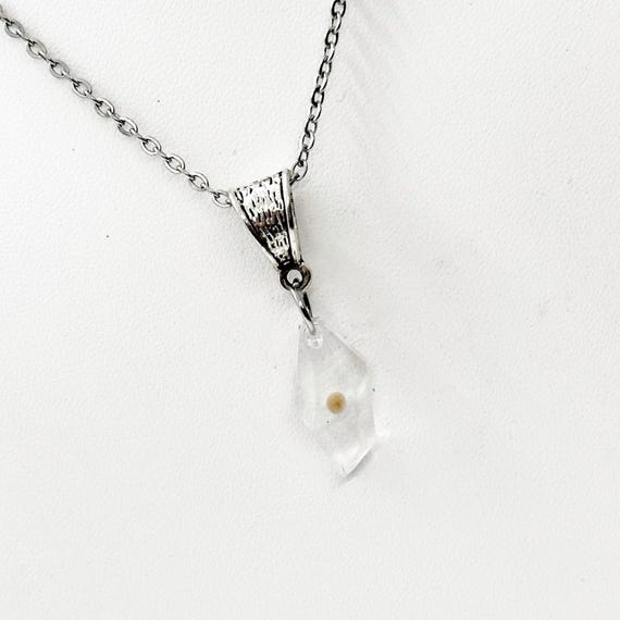 Mustard Seed Pendant Necklace, Mustard Seed Charm Necklace, Mustard Seed Faith, Mustard Seed Necklace Gift For Her, Matthew 17 20, Faith