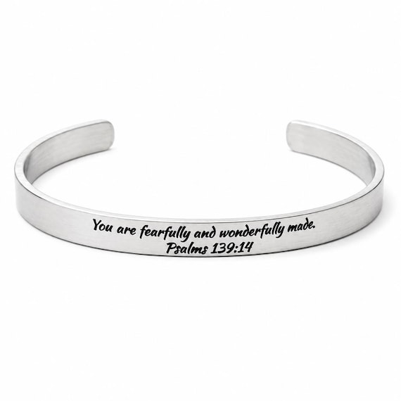 Fearfully Wonderfully Made Cuff Bracelet