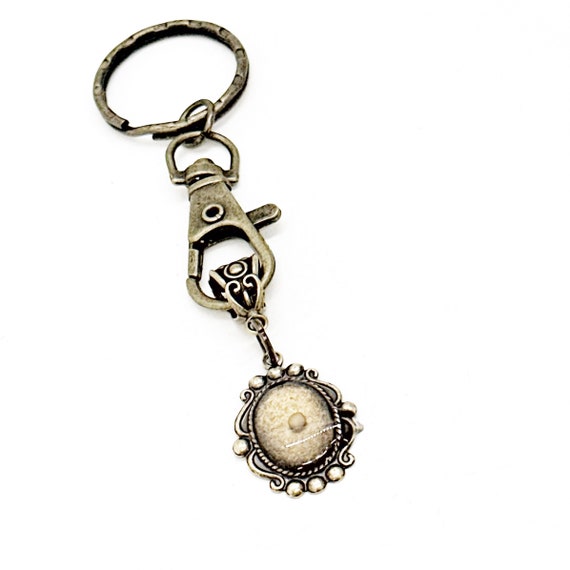 Antique Bronze Oval Mustard Seed Keychain, Mustard Seed Gift, Mustard Seed Charm, Mustard Seed Faith Gifts, Scripture Gifts, Christian Gifts
