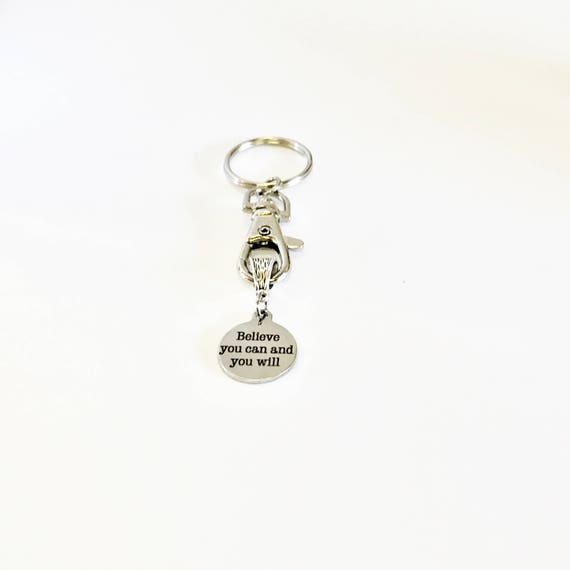 Believe You Can And You Will Keychain, Encouraging Keychain Gift For Her, Daughter Gift, New Job Gift, Motivational Gifts, Believe In You