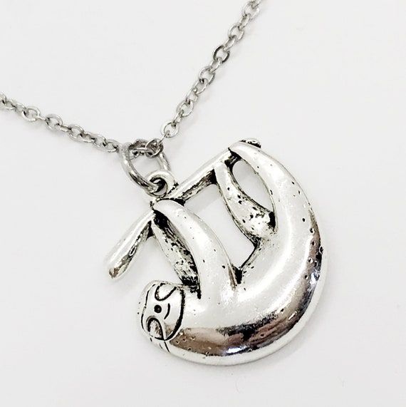 Buy Charm Anklet Sloth Anklet Sloth Charm Sloth Jewelry Gift Stainless Anklet Sloth Gift Online in India Etsy