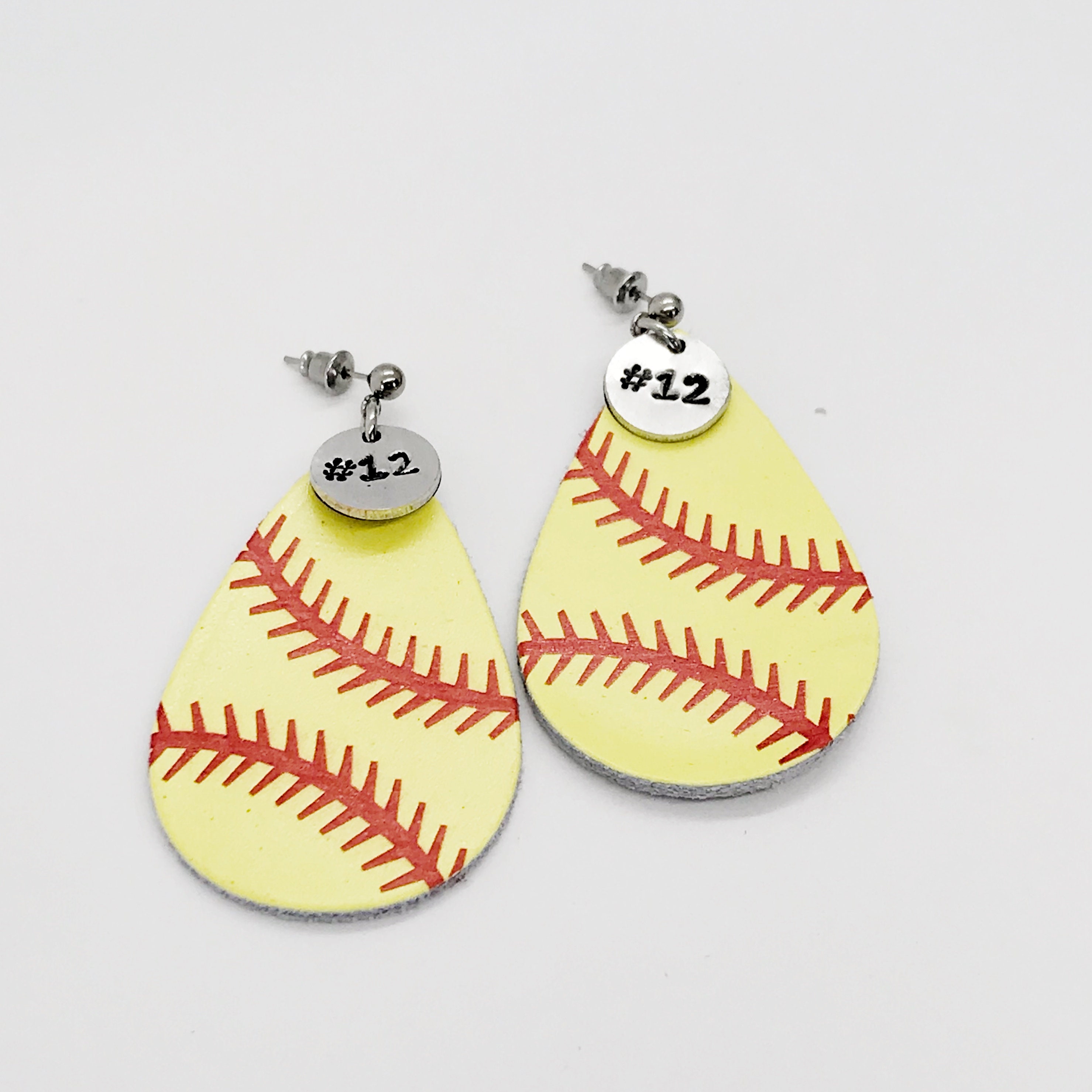 Softball Gifts Softball Earrings Softball Mom Gifts Player Etsy