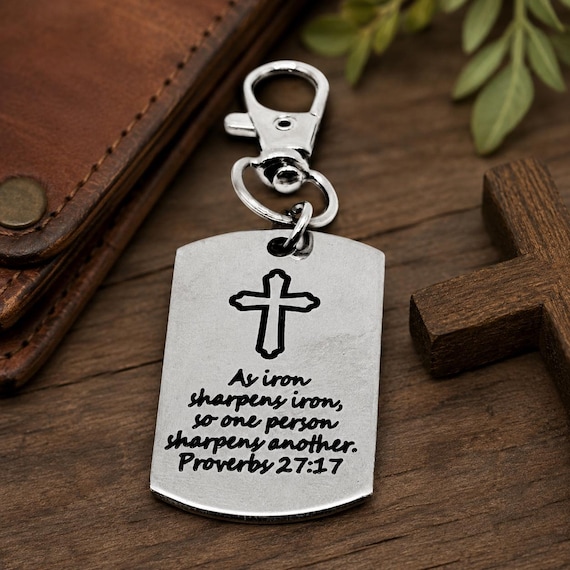 Iron Sharpens Iron Clip On Charm