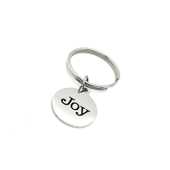 Affirmation Gift, Joy Keychain, Keychain Gift, Affirmation Quote, Christmas Gift, Gift For Her, Wife Gift, Daughter Gift, Joy Keychain Gift