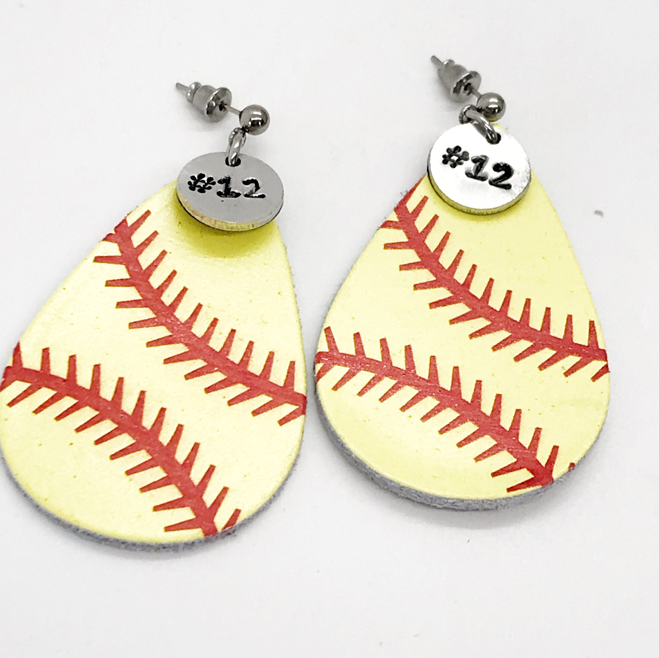 Softball Gifts Softball Earrings Softball Mom Gifts Player Etsy