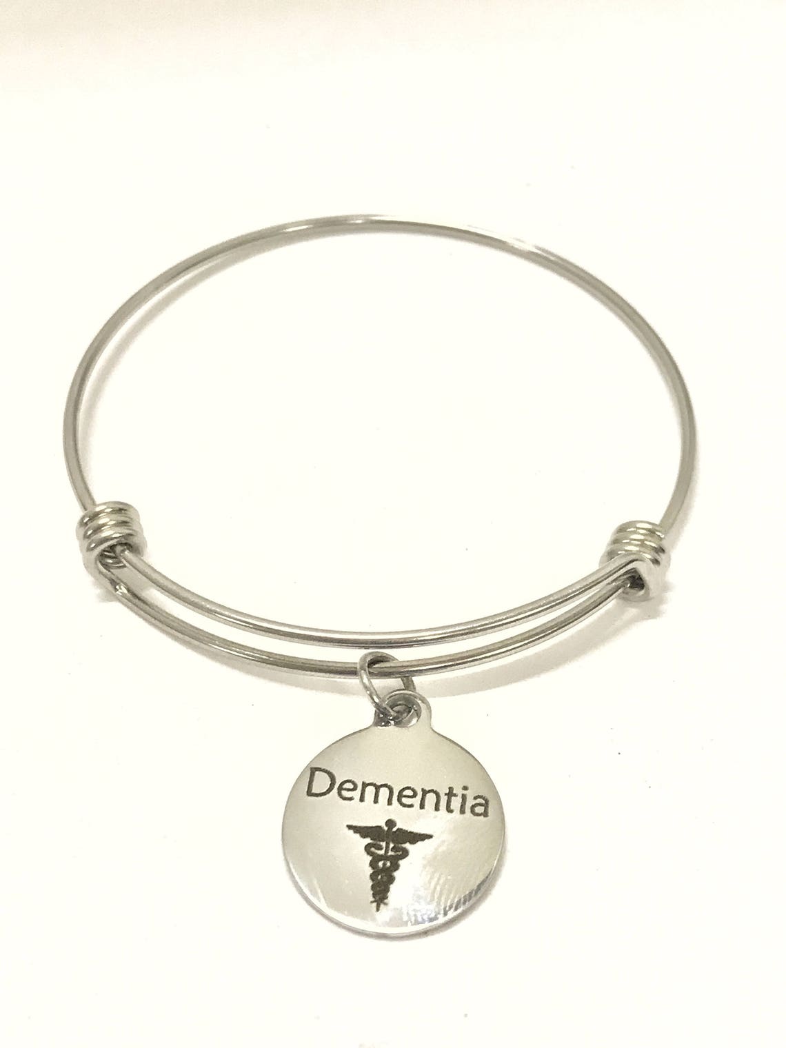 Dementia ID Bracelet Dementia Charm Bracelet Dementia Etsy