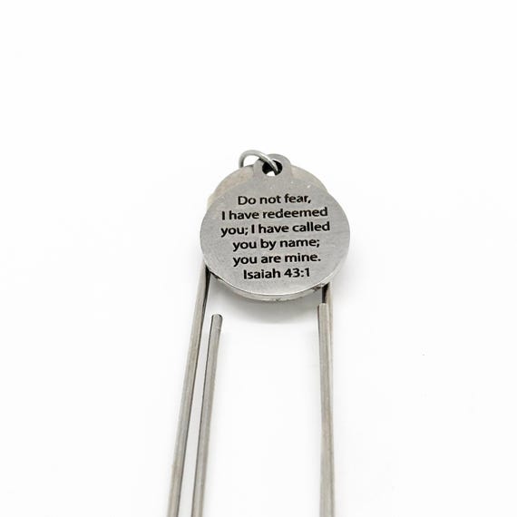Do Not Fear You Are Gods Charm Bookmark, Isaiah 43 1, I Have Called You By Name, Scripture Gift, Believer Gift, Baptism, Christian, Faith