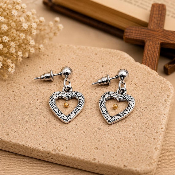 Heart Full Of Faith Mustard Seed Earrings
