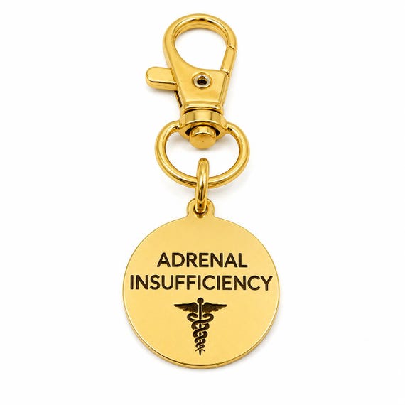 Adrenal Insufficiency Goldtone Clip On Charm