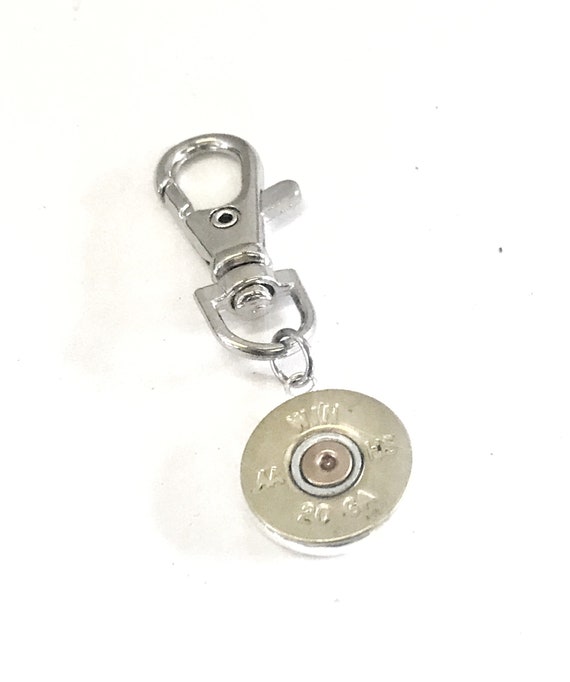 Purse Charm, Shotgun Shell Charm, Shooting Sports Bag Charm, Key Ring Charm, Purse Bling, Purse Tag, Shotgun Shell Gifts, Zipper Charms