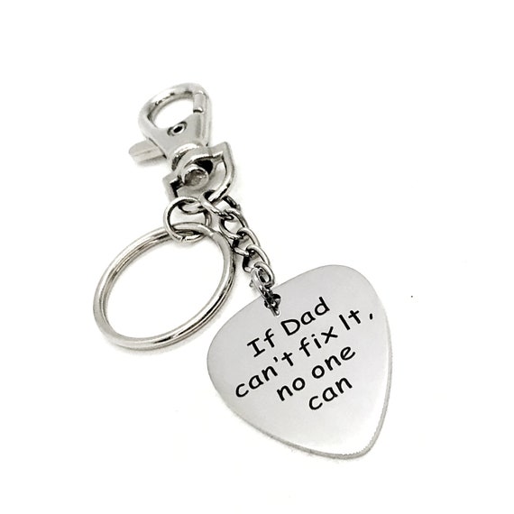 Dad Gift, If Dad Can’t Fix It No One Can Keychain, Dad Birthday Gift, Dad Love Gift, New Dad Gift, Dad Announcement, Gift For Dad