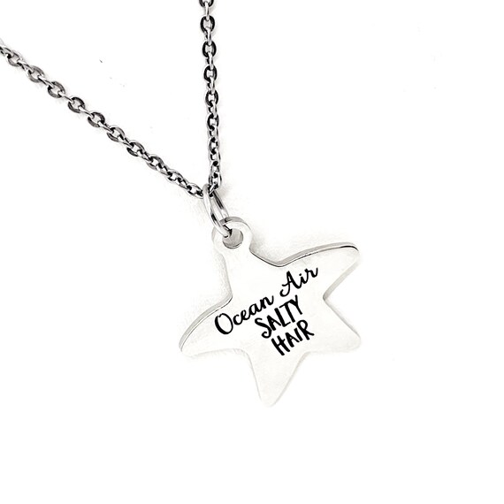 Beach Lover Gift, Ocean Air Salty Hair Necklace, Girls Getaway Gifts, Beach Trip Gifts, Gift For Her, Wife Gift, Daughter Gift, Beach Trip